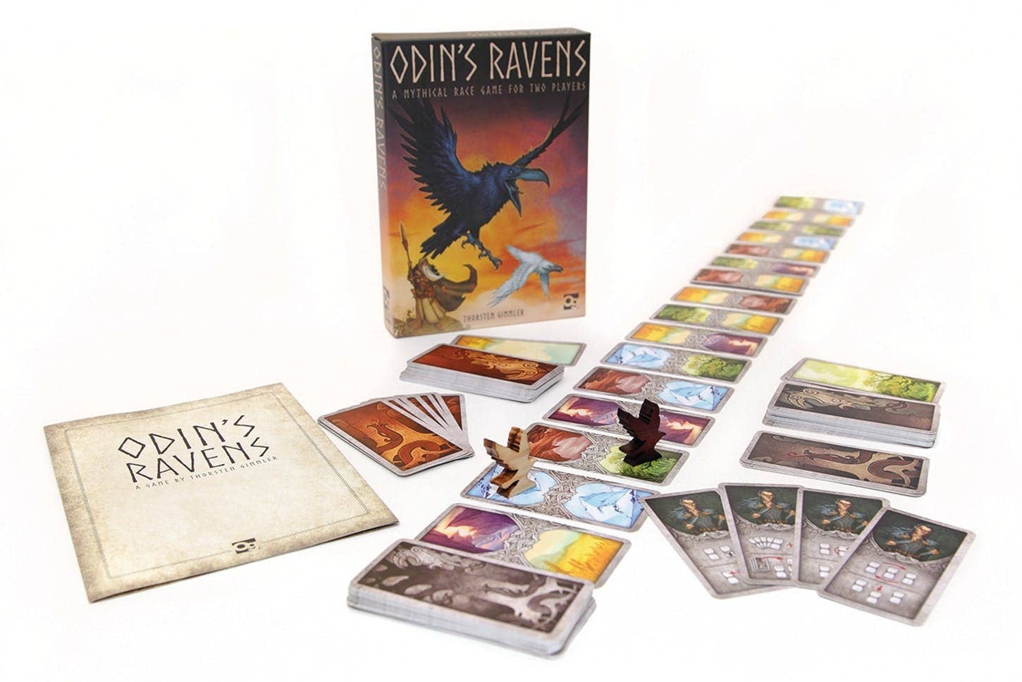 Odins Ravens Osg mythical race board game for 2 players by Macmillan Publishers