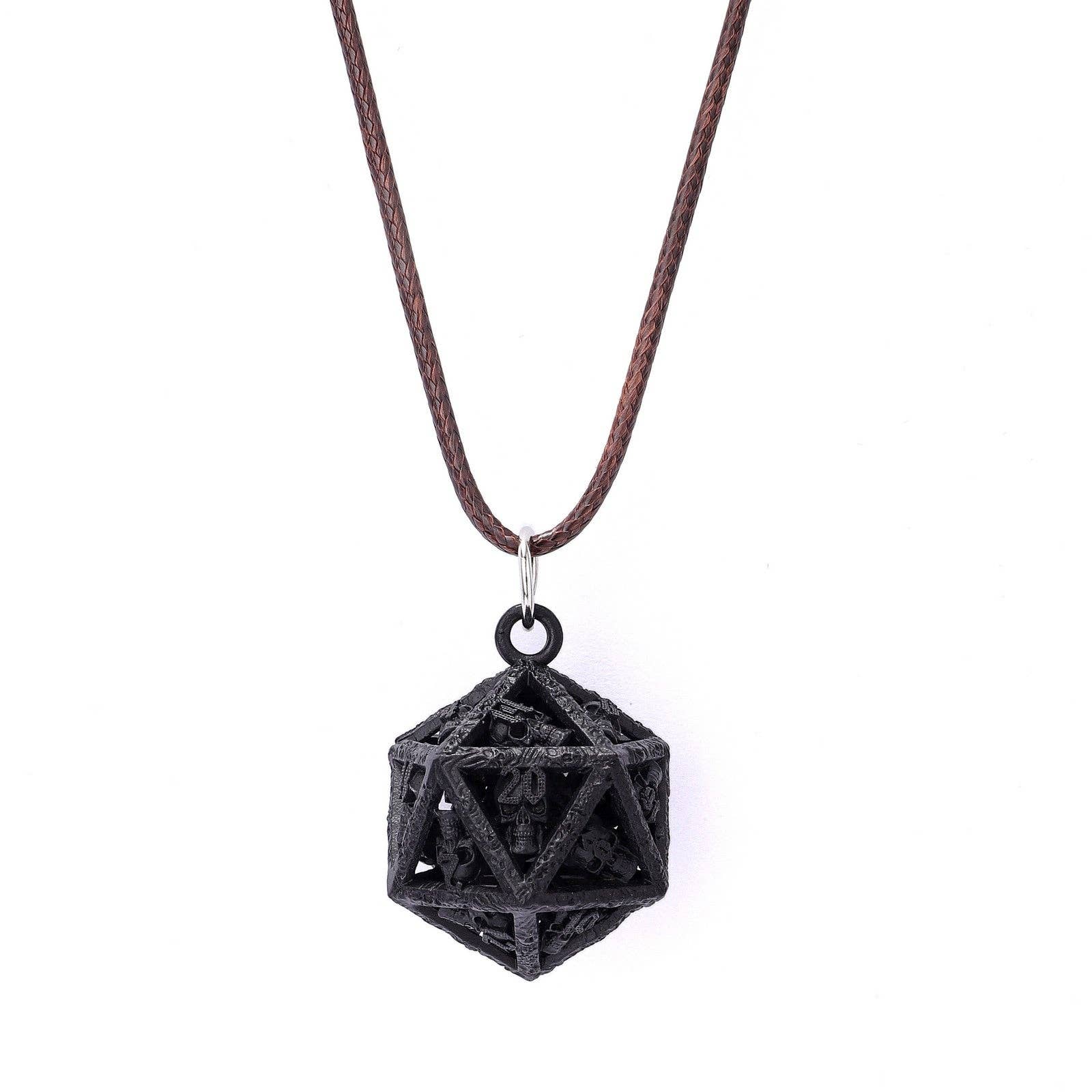 D20 Locket Gift Set - Matte Black