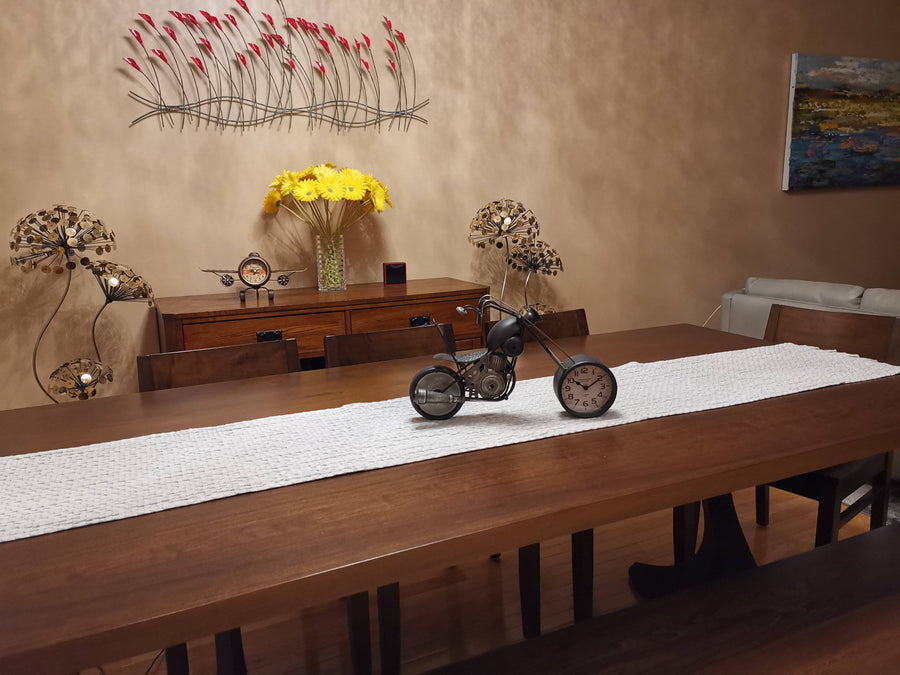 Motocycle Table Clock