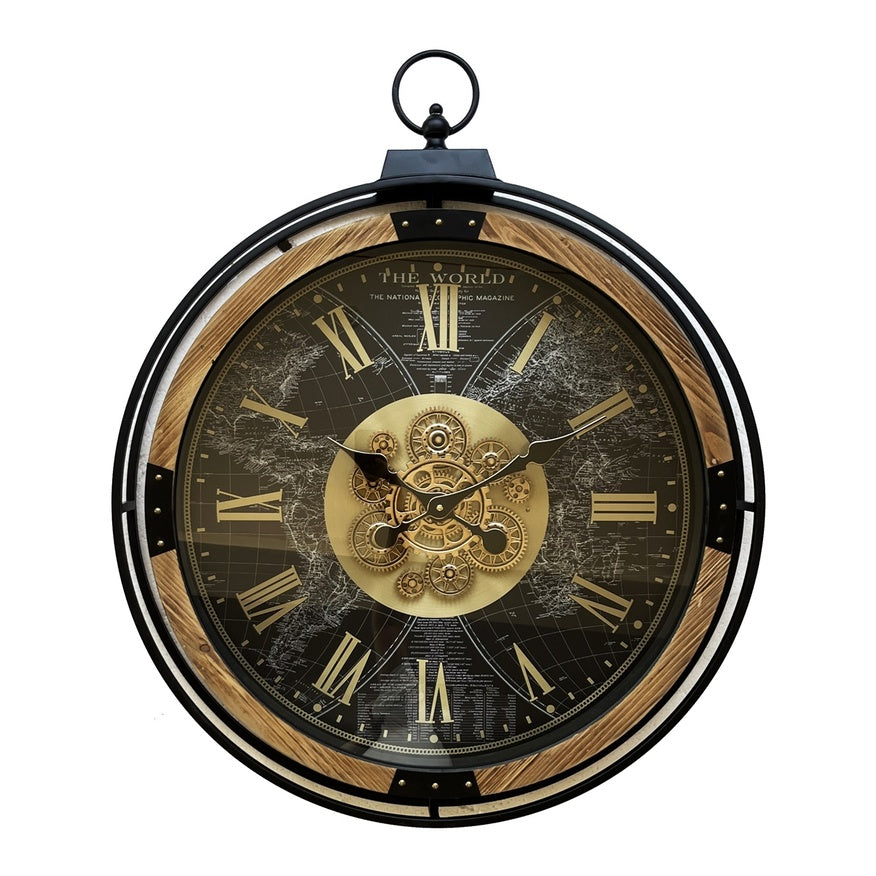 Astra Globe Gear Wall Clock