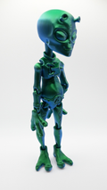 3D Printed Aura Alien
