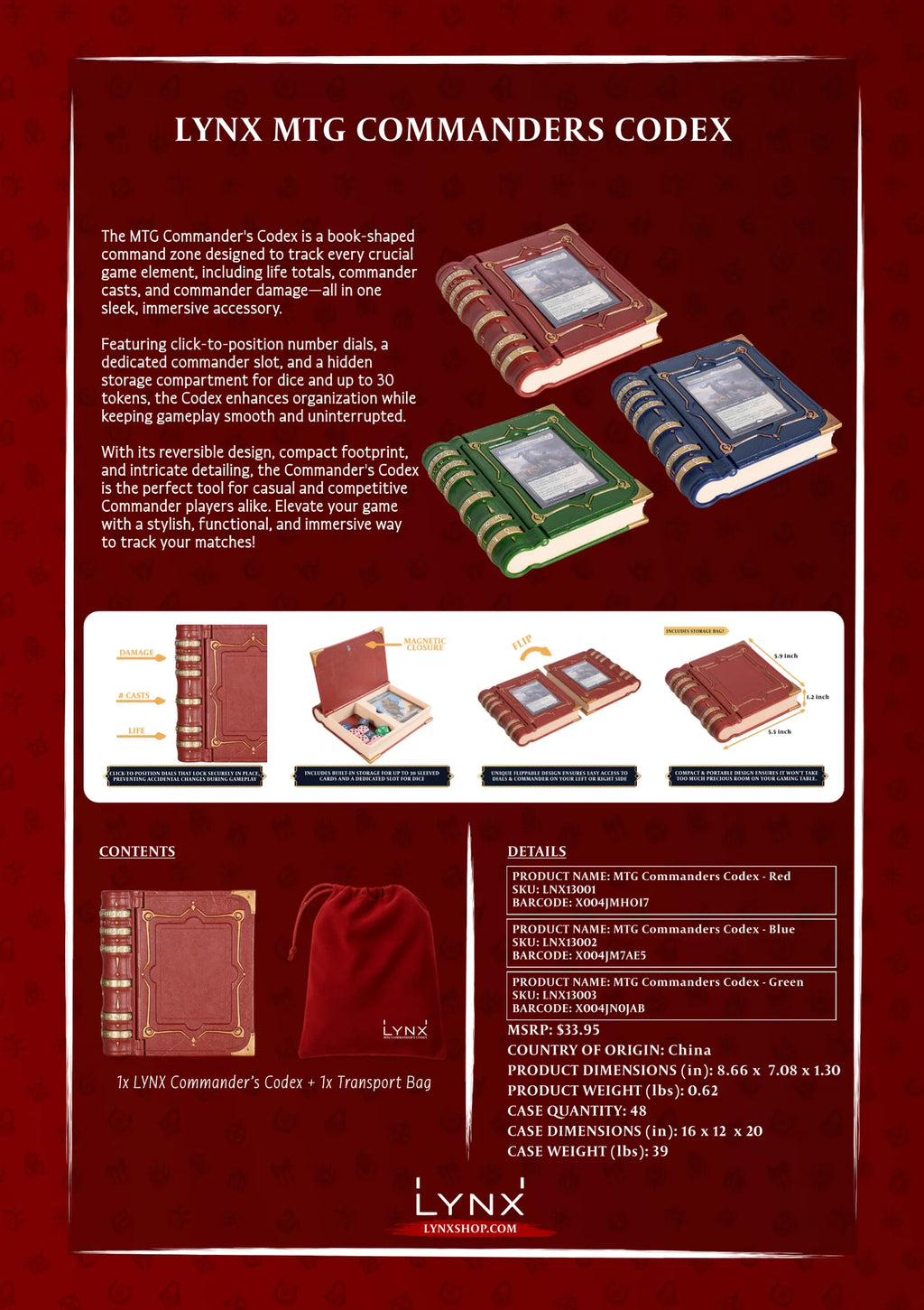 Lynx Codex Deck Box