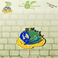Sleeping Dragon with Articulated Wing - Collectible Enamel Pin
