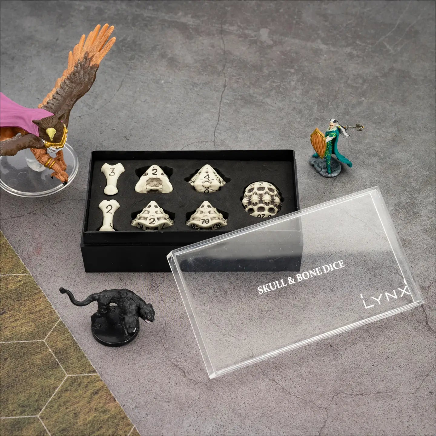 Skull & Bone Full 7 Dice Set