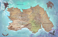 Empyrean Series Map // Navarre // Fourth Wing Fan Art // Lit