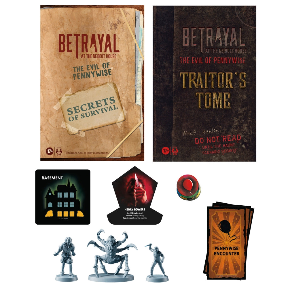Avalon Hill Betrayal at the Neibolt House: The Evil of Pennywise Expansion