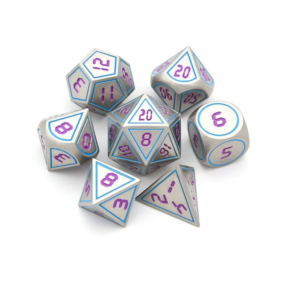 Cyber Display Metal Dice Set