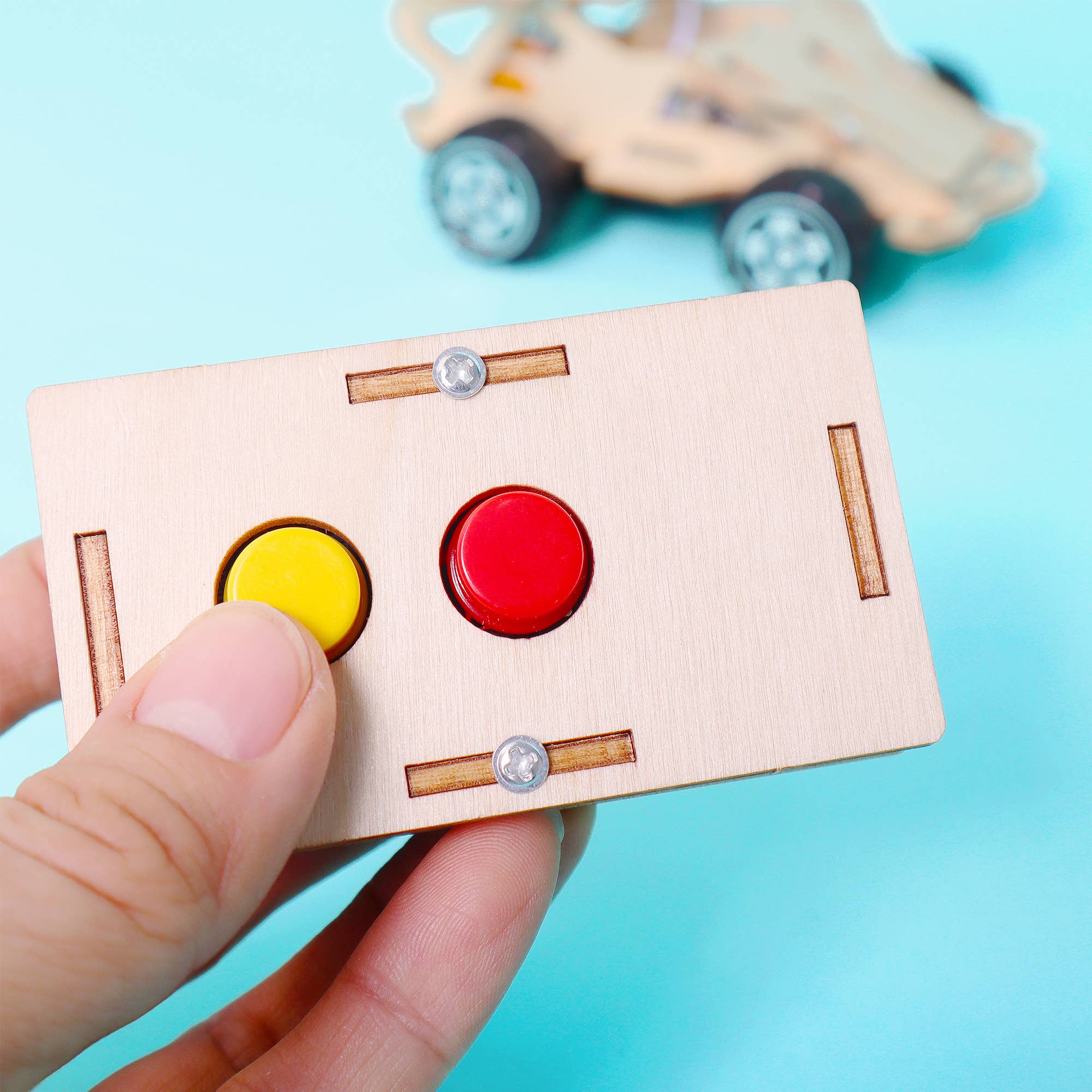 Infrared Remote Controlled Car DIY Kit, Educational STEM Toy
