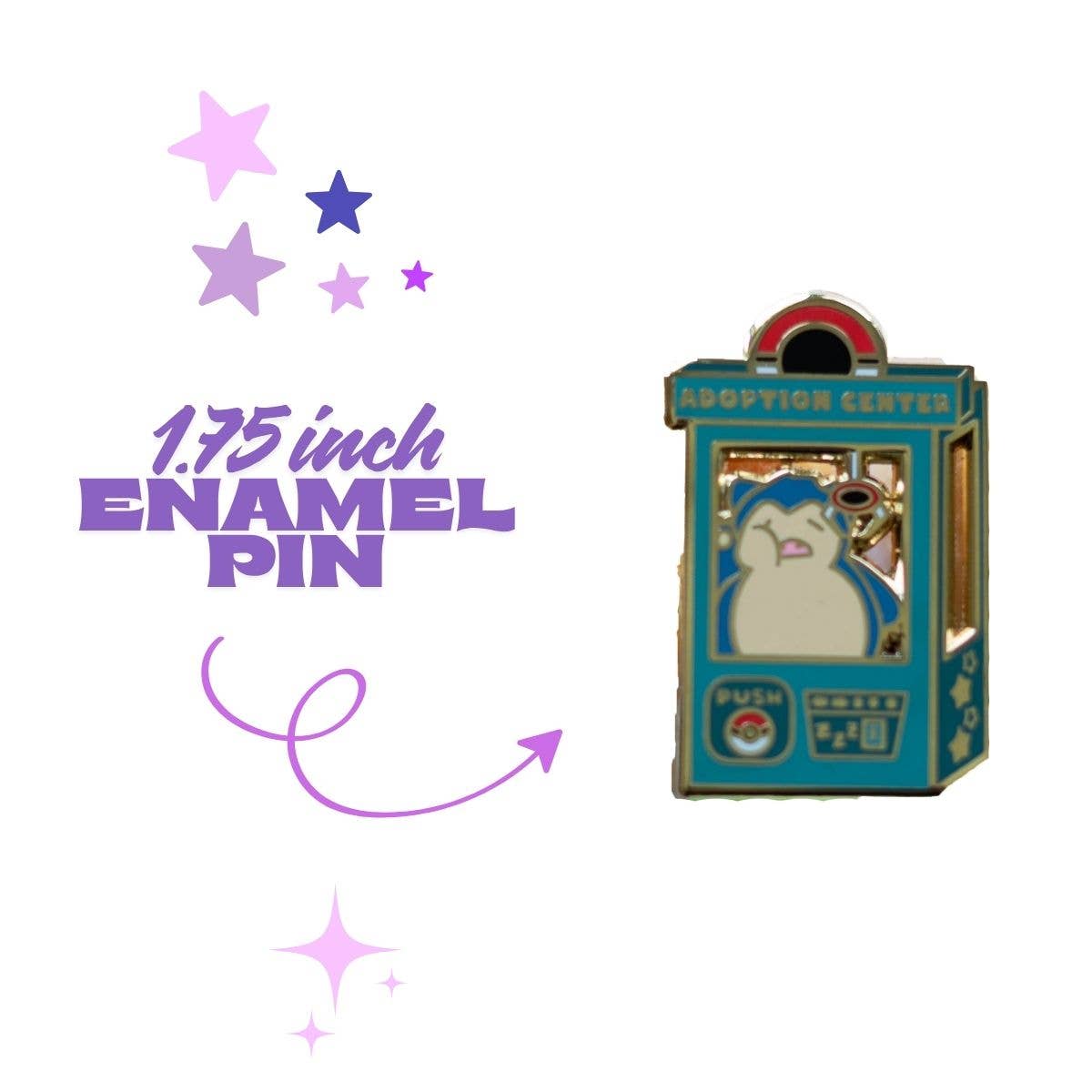 Pokemon Snorlax Enamel Pin Anime