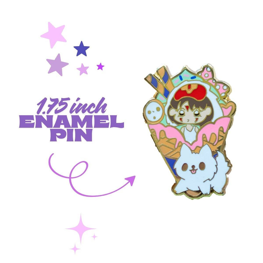 Studio Ghibli Princess Monoke Ice Cream Enamel Pin