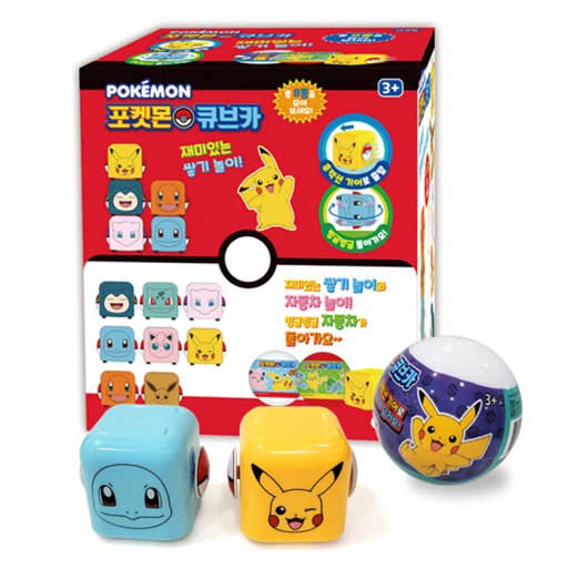 Pokémon Cube Pull-back Car – Random Blind Capsule Toy