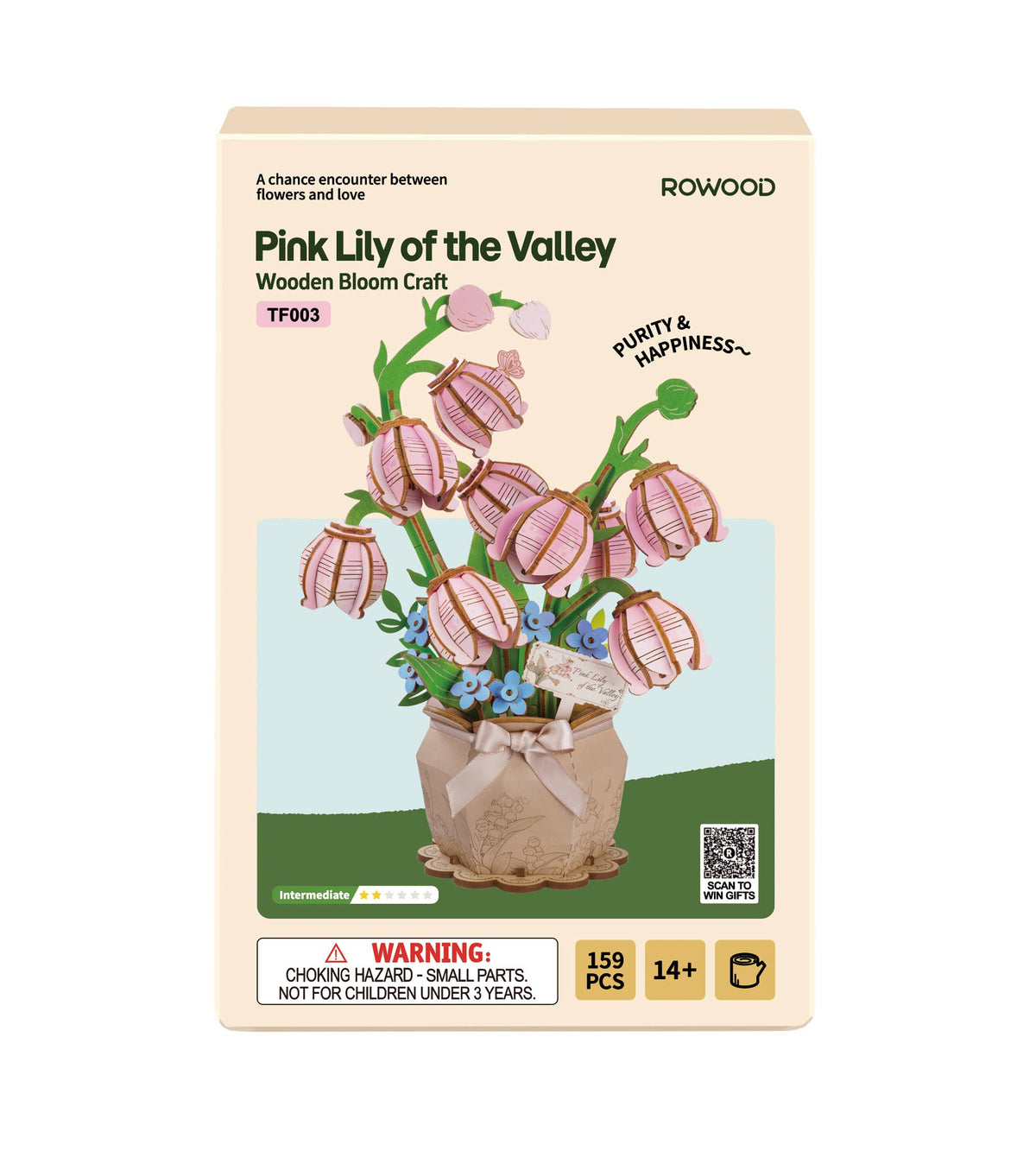 Rowood Pink Lily of the Valley DIY Flower Bouquet