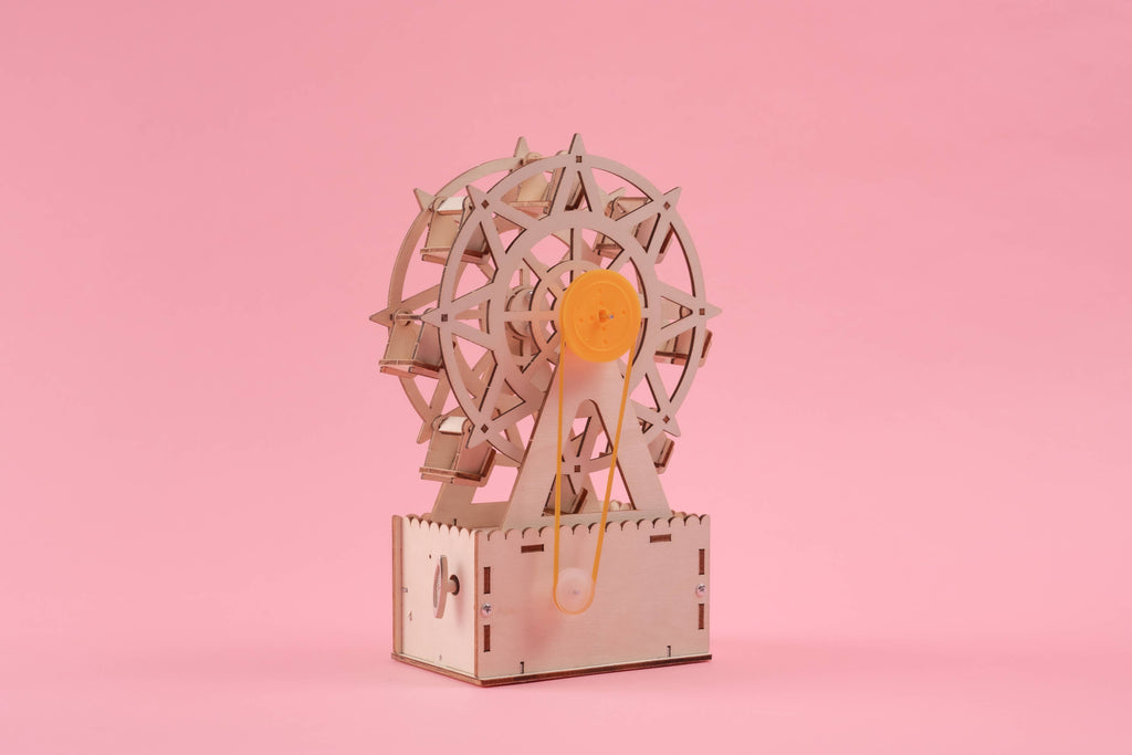 Music Box Ferris Wheel DIY Kit, Fun STEM Toy for Kids