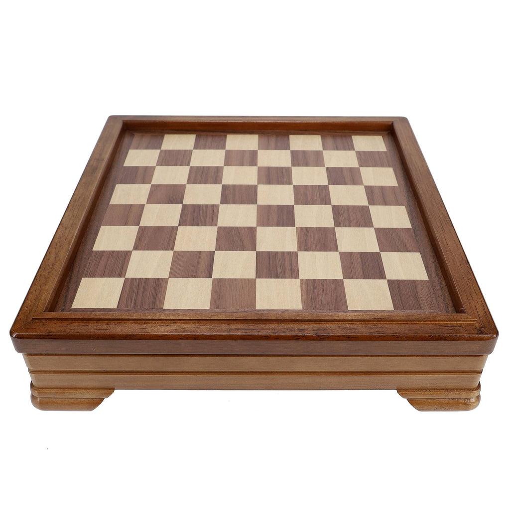 Walnut 7-Games-in-1 Combination Game Set