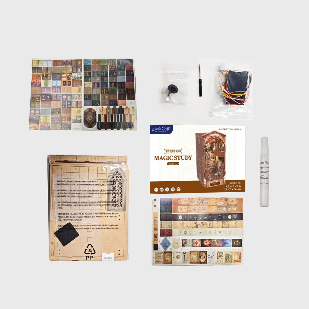 DIY Book Nook Kit: Magic Study