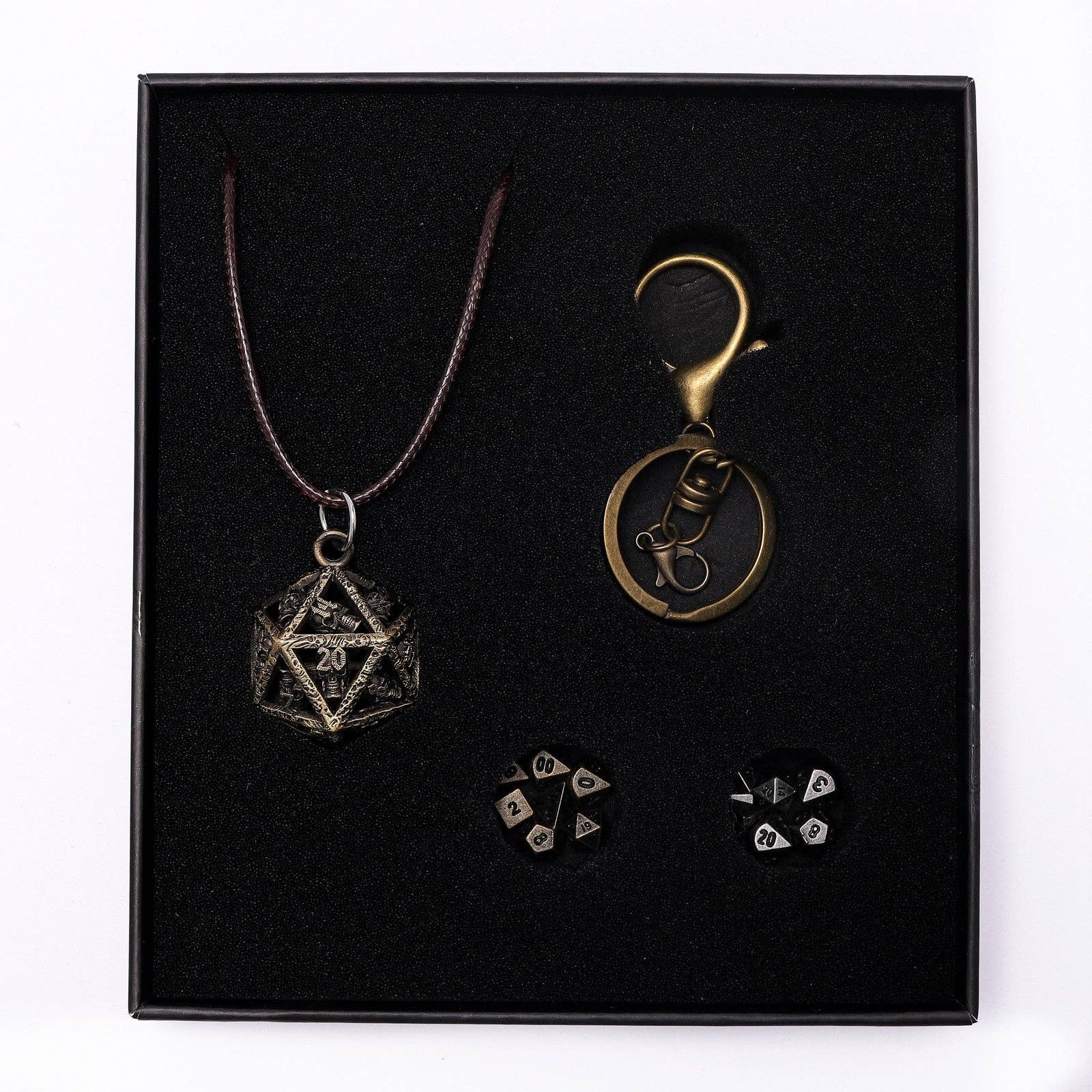 Grimskull's D20 Locket Gift Set - Ancient Gold