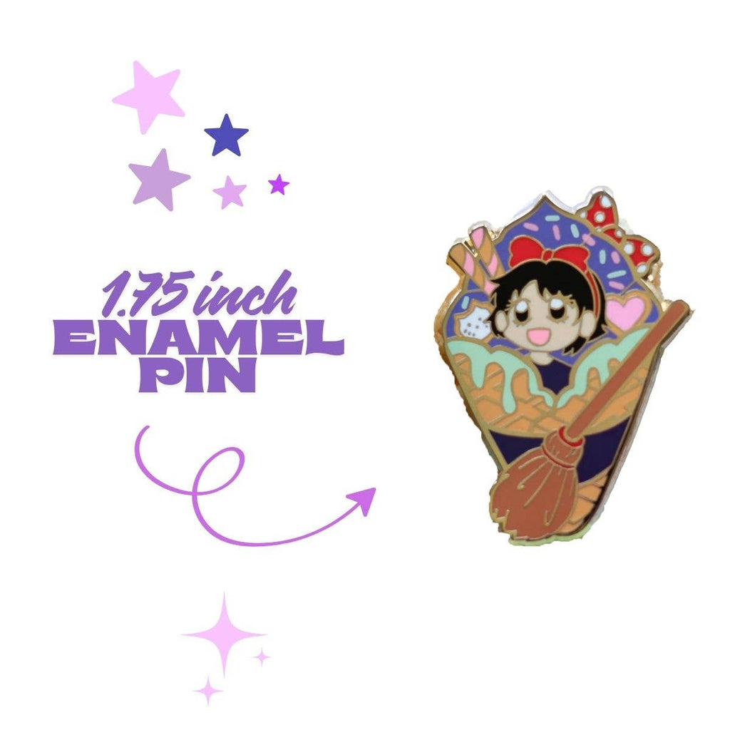Studio Ghibli Kiki's Delivery Ice Cream Enamel Pin