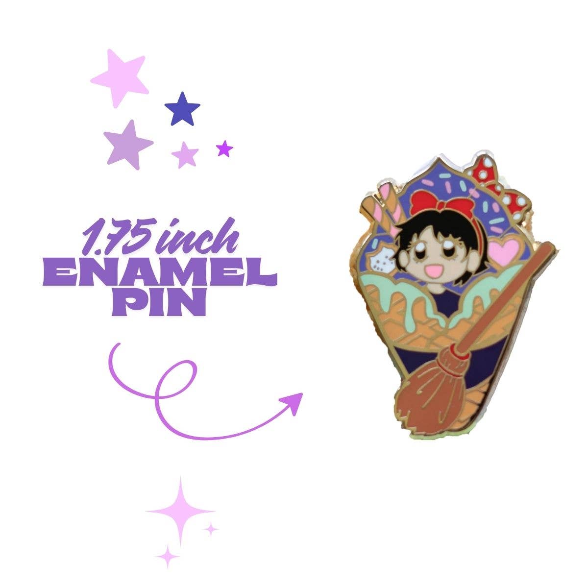 Studio Ghibli Kiki's Delivery Ice Cream Enamel Pin