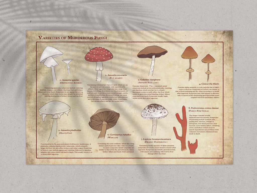 Varieties of Murderous Fungi