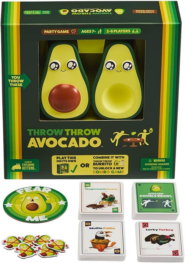 Throw Throw Avocado - A Dodgeball Card Game