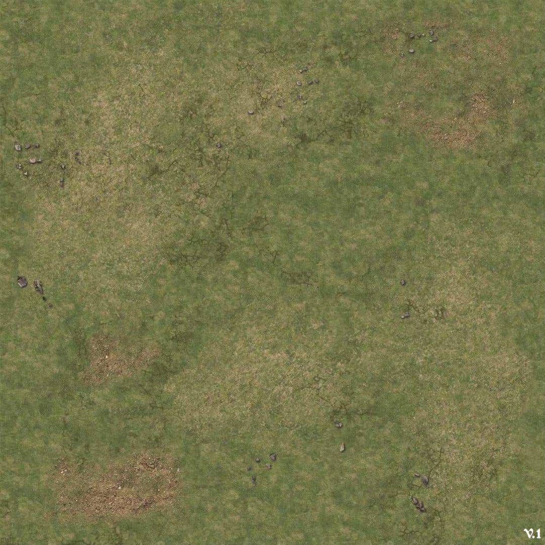 Battle Systems: Grassy Fields Gaming Mat 2x2 v.1