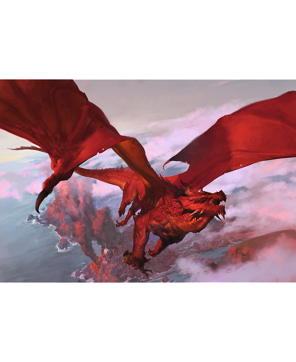 Trefl Wood 501 Piece Puzzle - Ancient Red Dragon