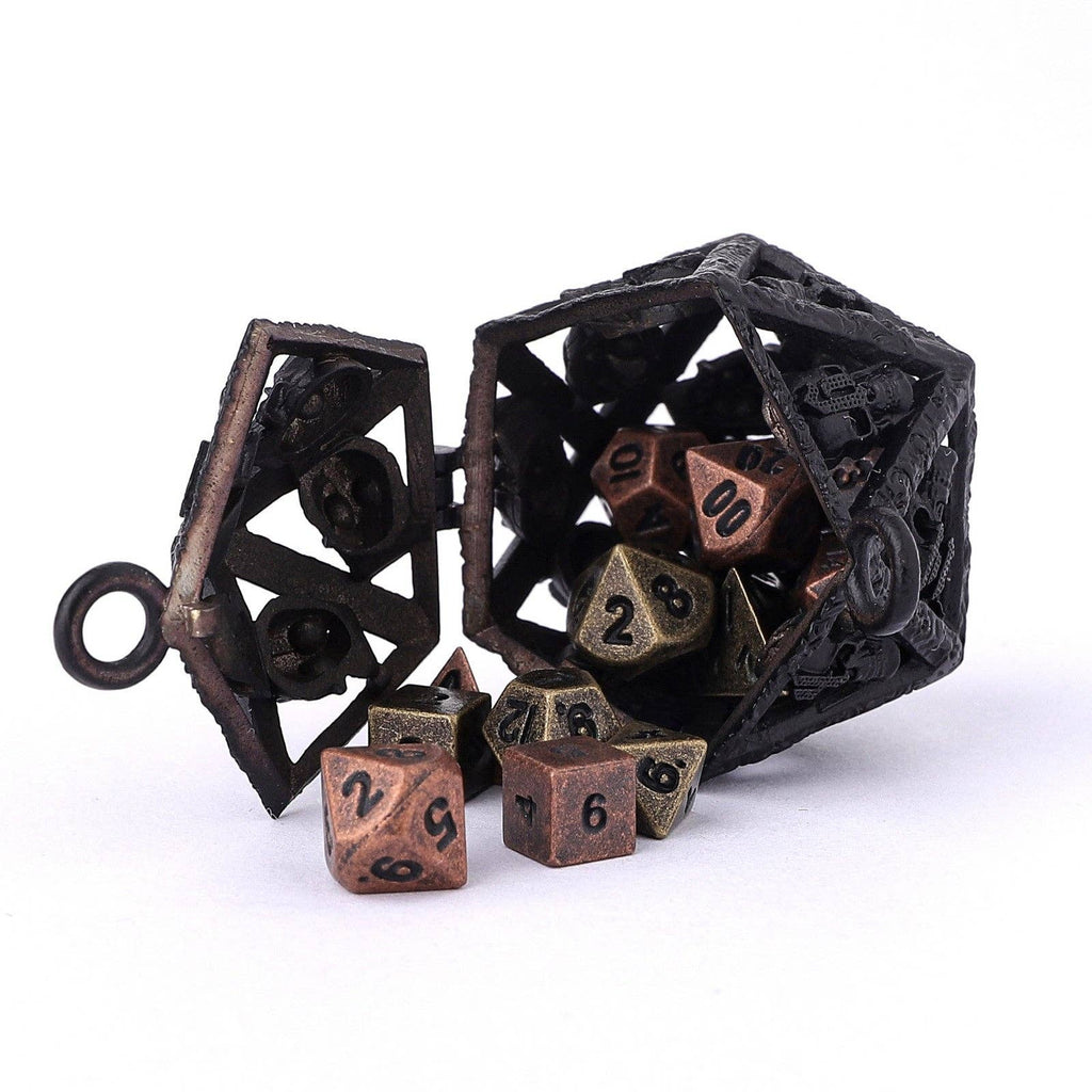 D20 Locket Gift Set - Matte Black