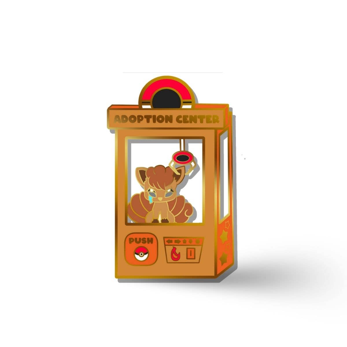 Pokemon Vulpix Enamel Pin Anime