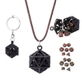 D20 Locket Gift Set - Matte Black