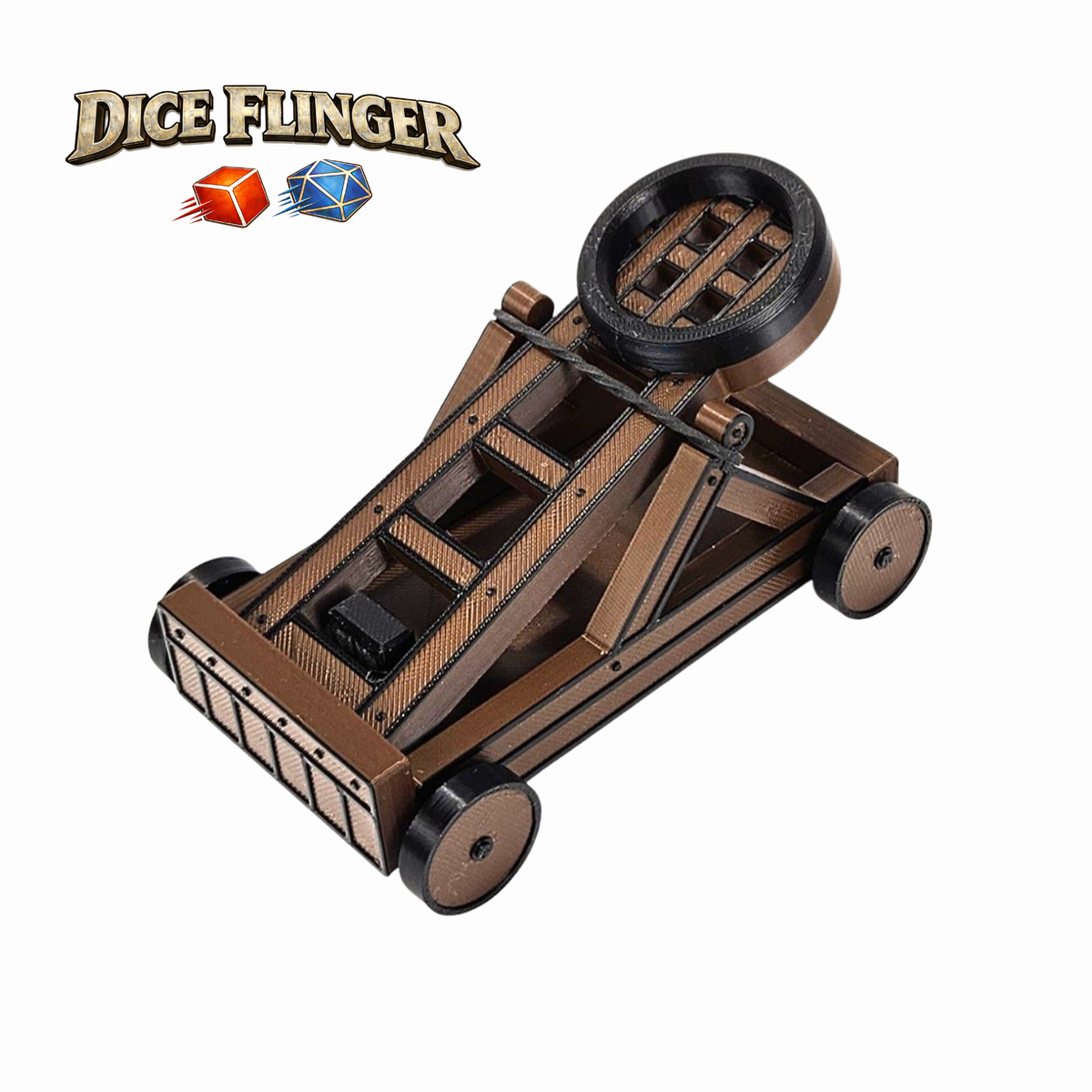 Dice Catapult-Brown
