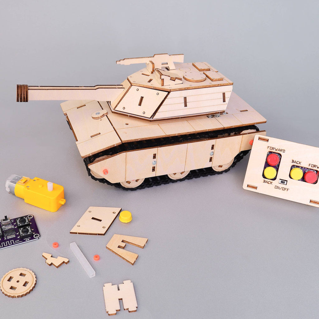 RC TankCam DIY Kit, Tank and Camera Mode, STEM Toy