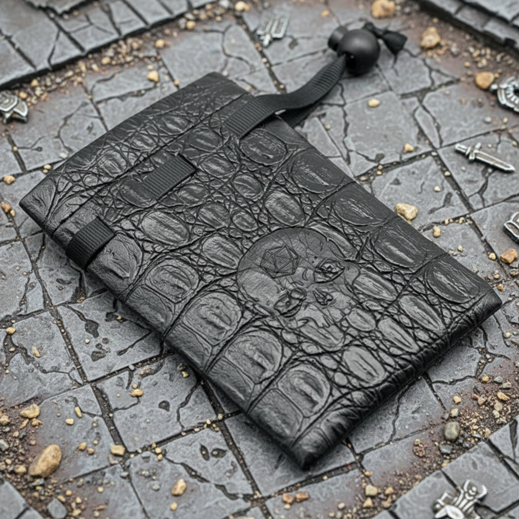 Bonekeeper Leather Dice Bag