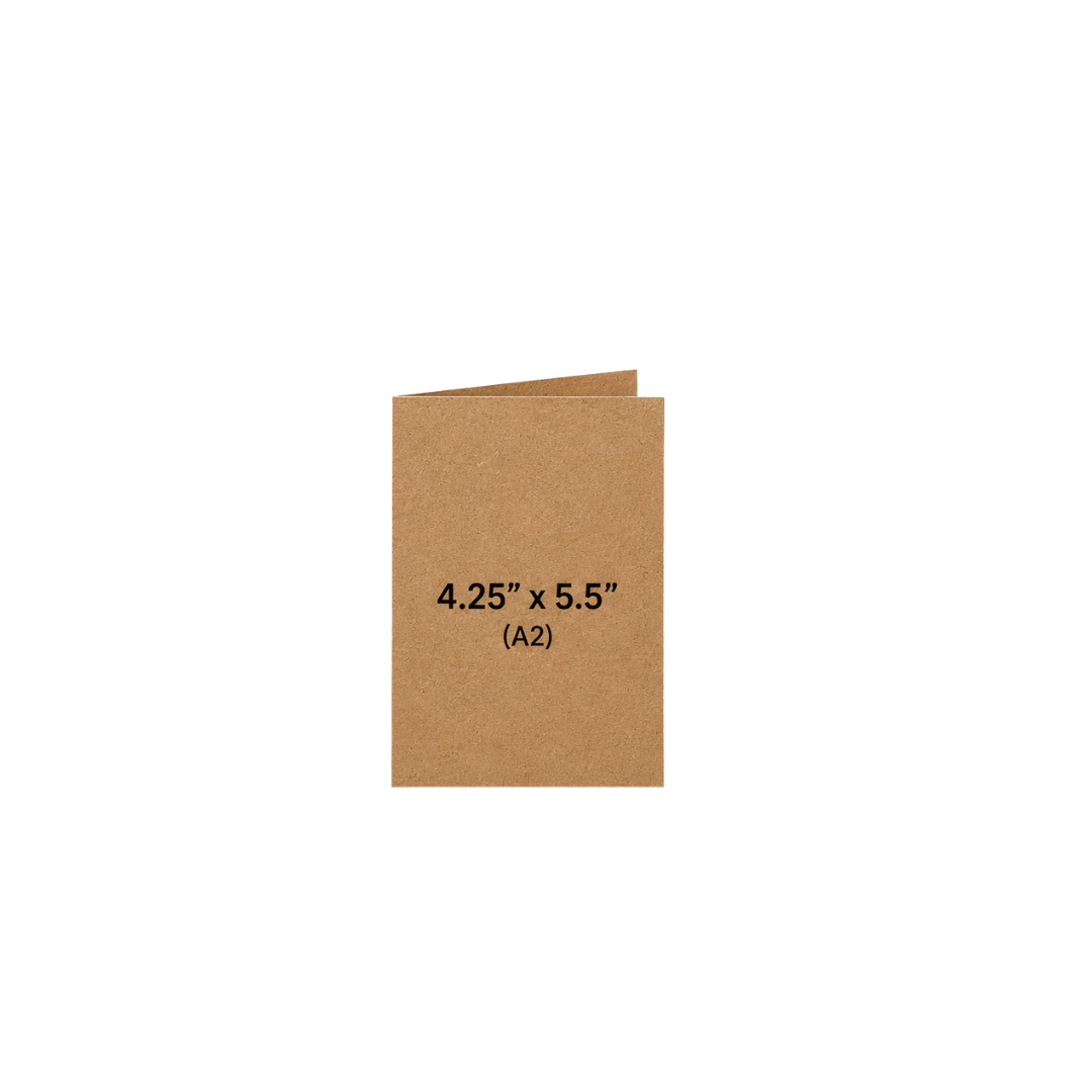 Believe Bigfoot Snowman Brown Kraft Paper Christmas Card
