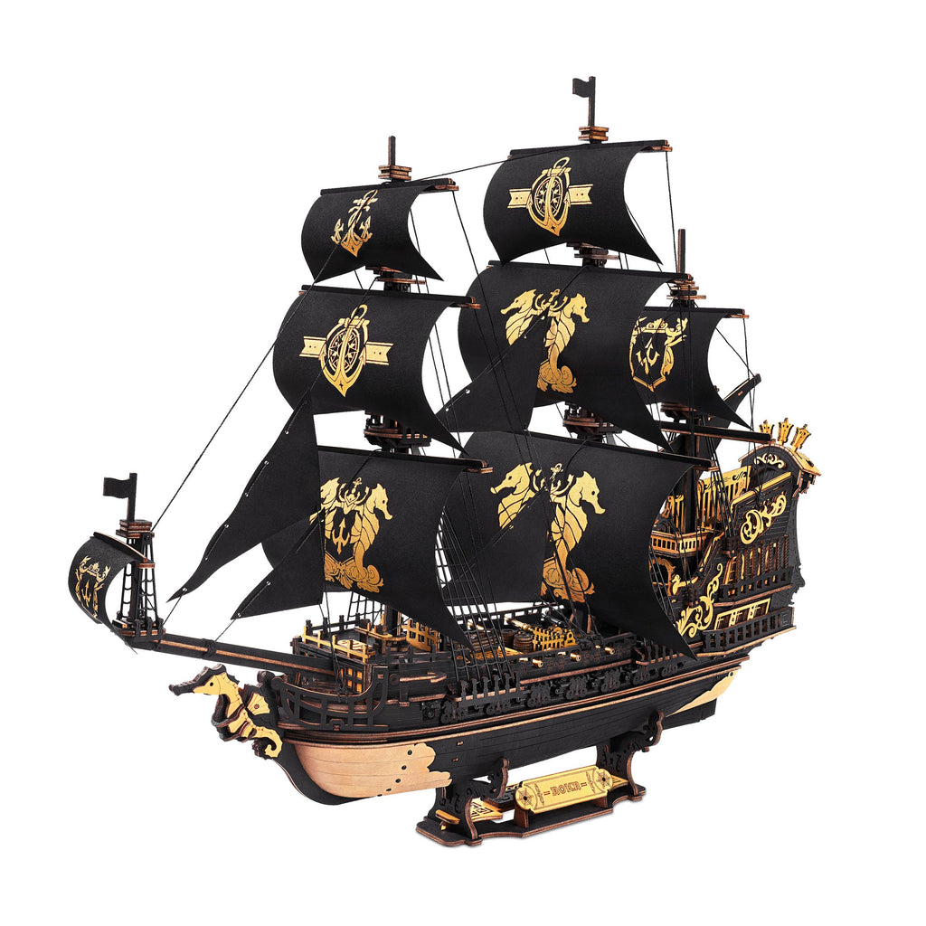 ROKR The Seahorse Barque 3D Wooden Puzzle