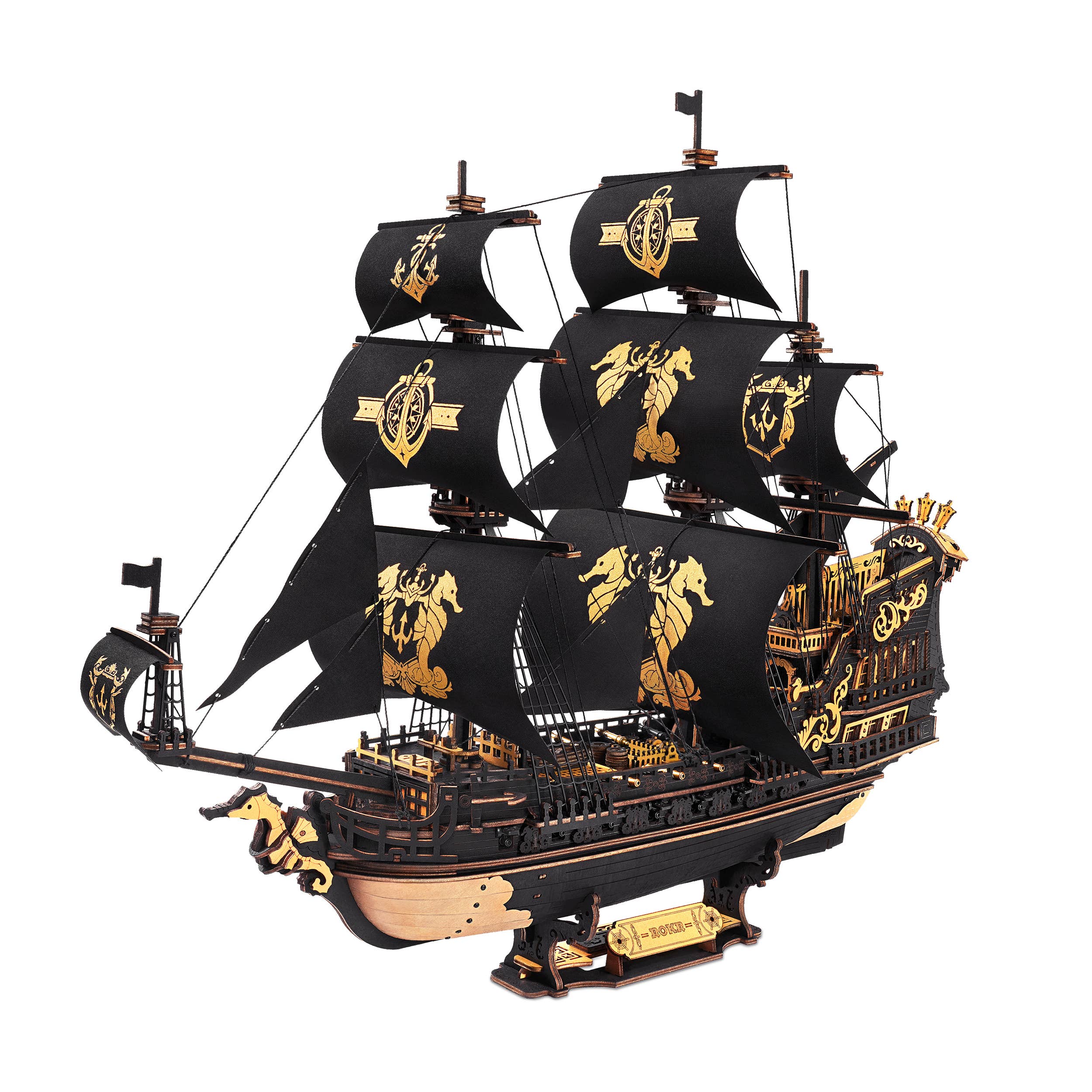 ROKR The Seahorse Barque 3D Wooden Puzzle