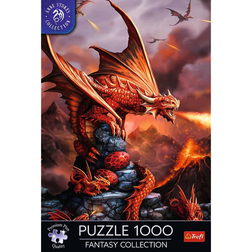 Trefl Premium Plus 1000pc Puzzle - Anne Stokes Fire Dragon