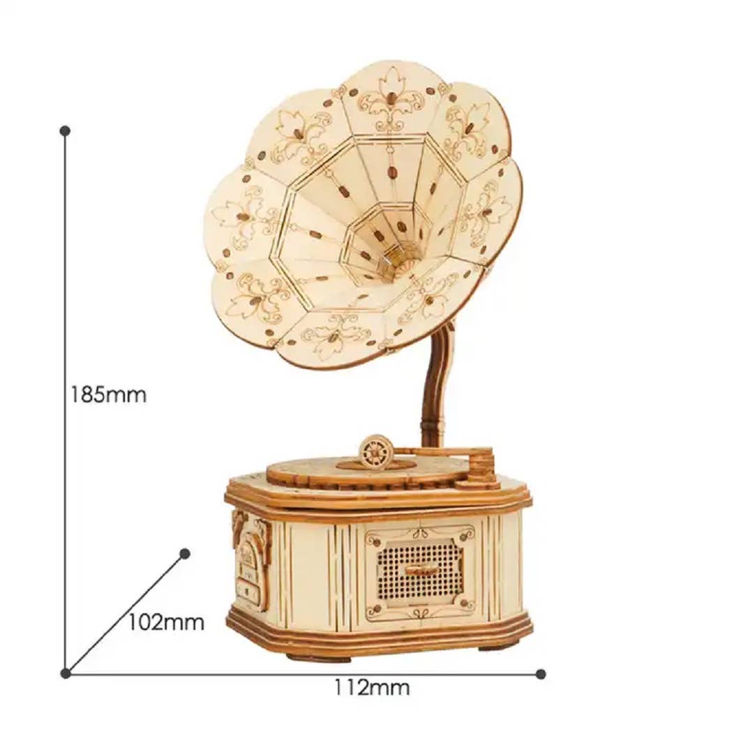 Gramophone Rokr Robotime wooden puzzle