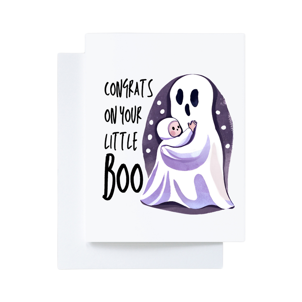 Halloween Baby Shower Congrats Card For New Baby