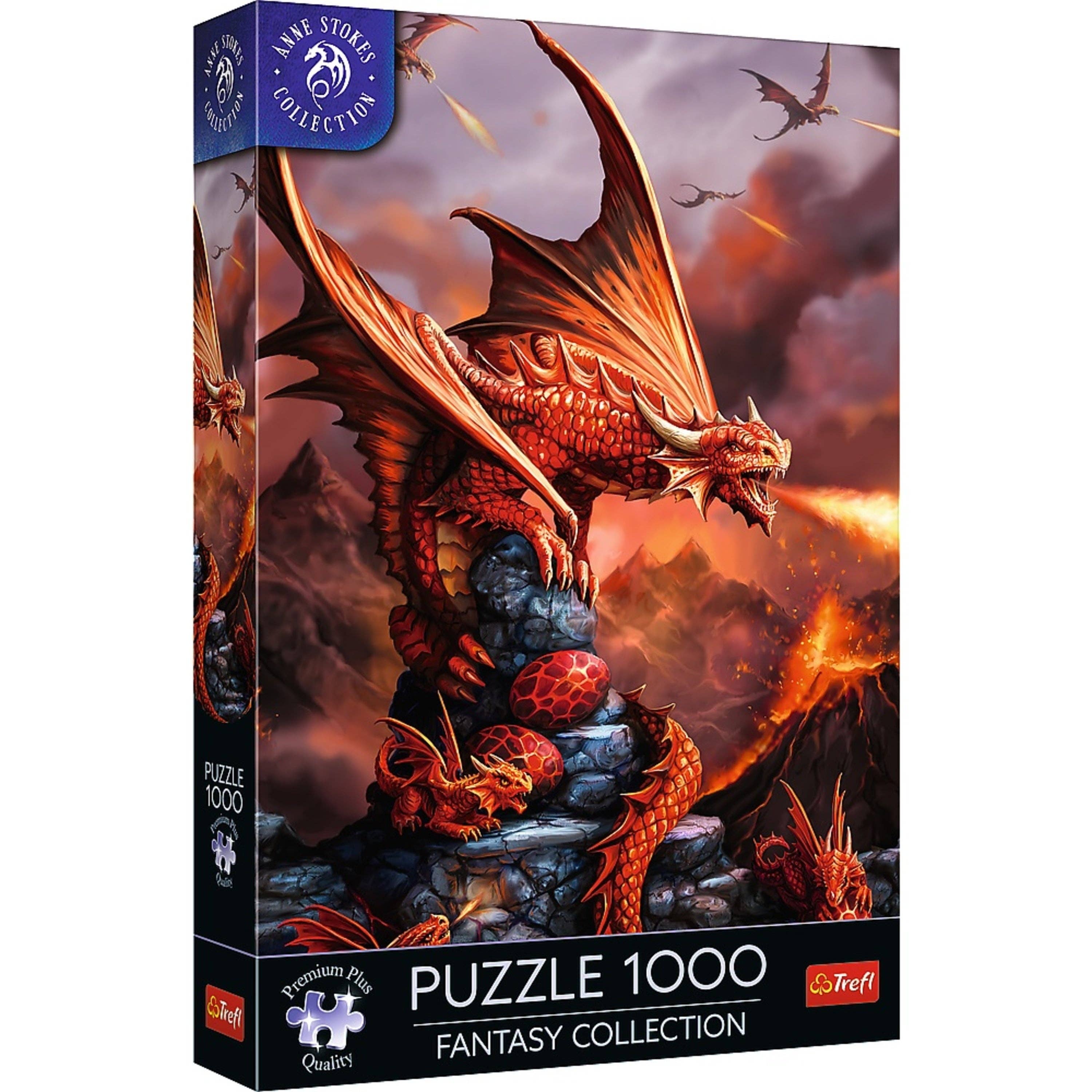 Trefl Premium Plus 1000pc Puzzle - Anne Stokes Fire Dragon