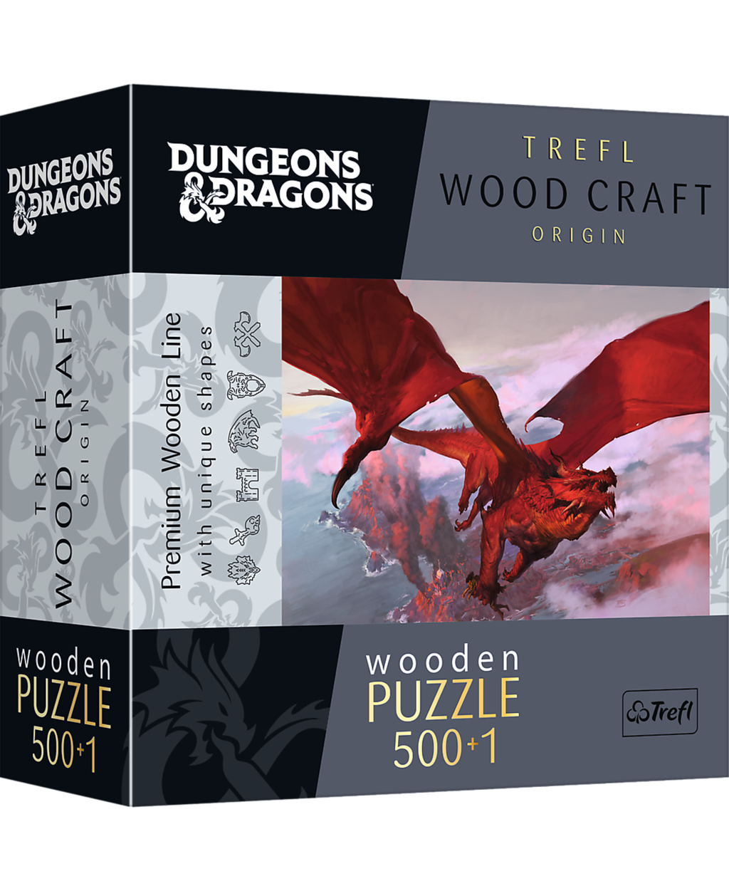 Trefl Wood 501 Piece Puzzle - Ancient Red Dragon