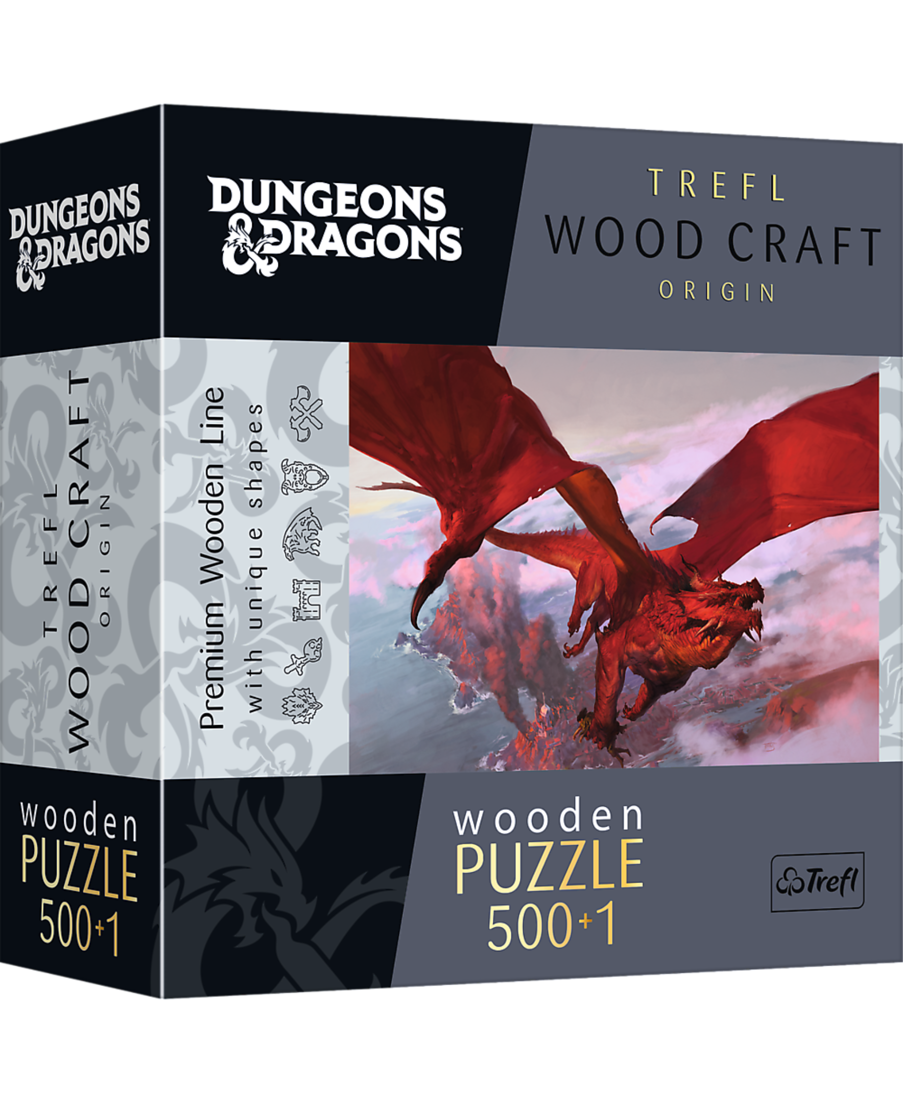 Trefl Wood 501 Piece Puzzle - Ancient Red Dragon