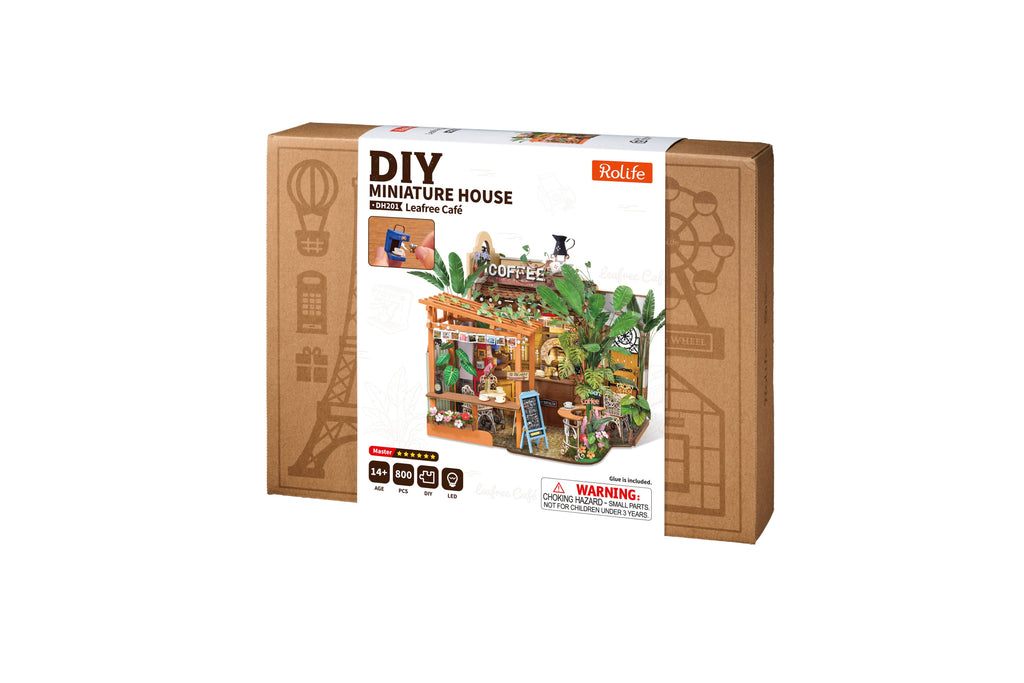 Rolife Leafree Café DIY Miniature House