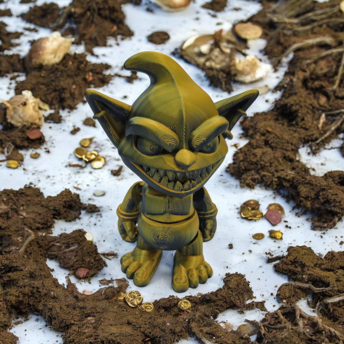 3D Printed Articulated Fantasy Toy Bundle – Display Set