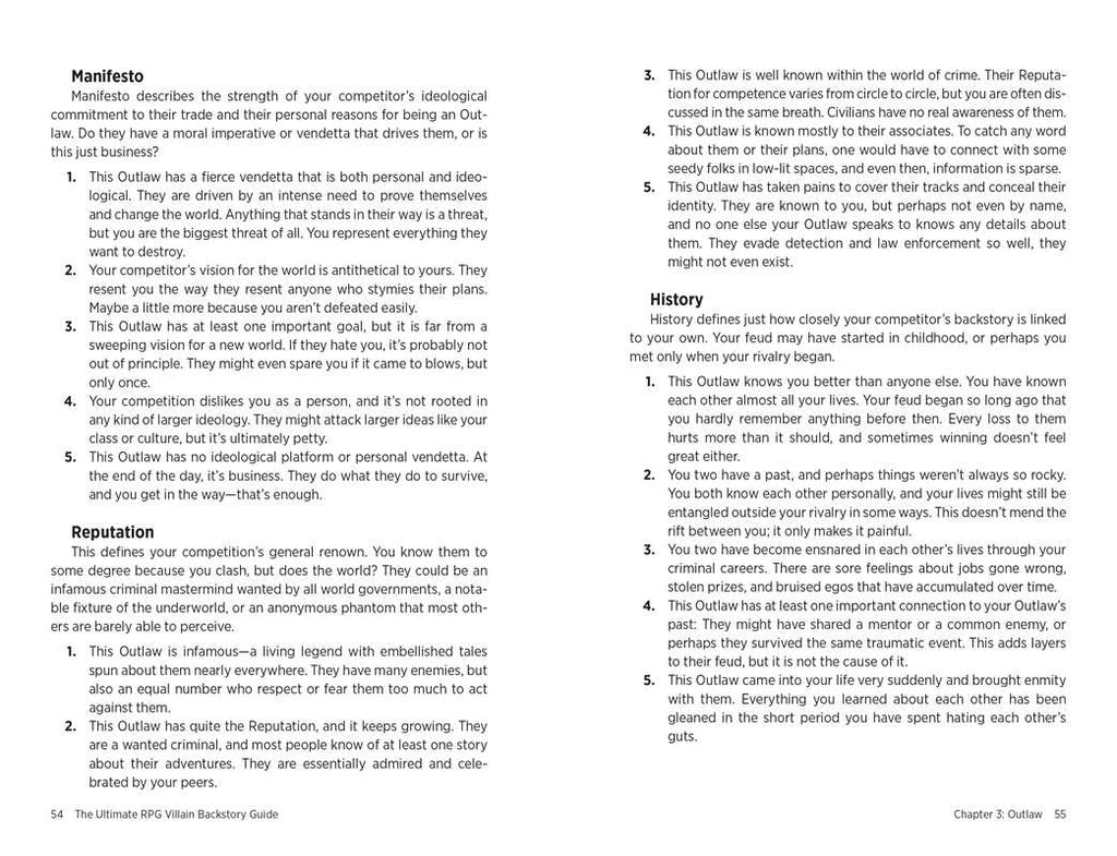 Ultimate RPG Villain Backstory Guide by James D’Amato