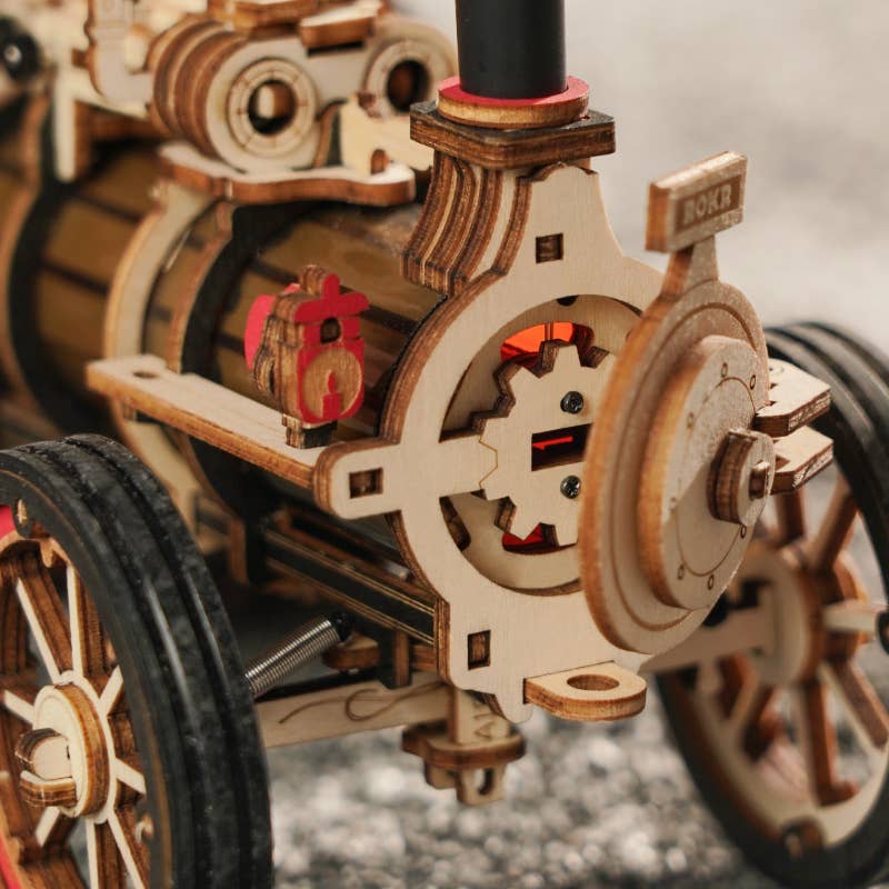 Steam Engine Mechanical Robotime Rokr DIY 3D puzzles