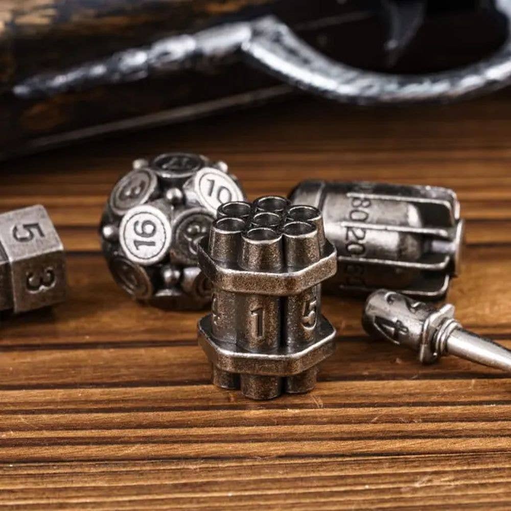 Demolition Dice Bomb Metal Dice Set