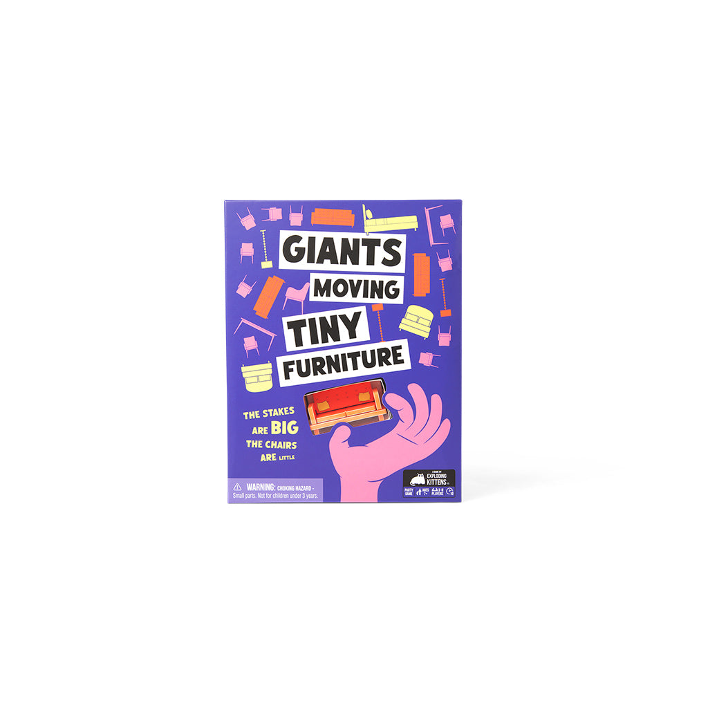 GIANTS MOVING TINY FURNITURE