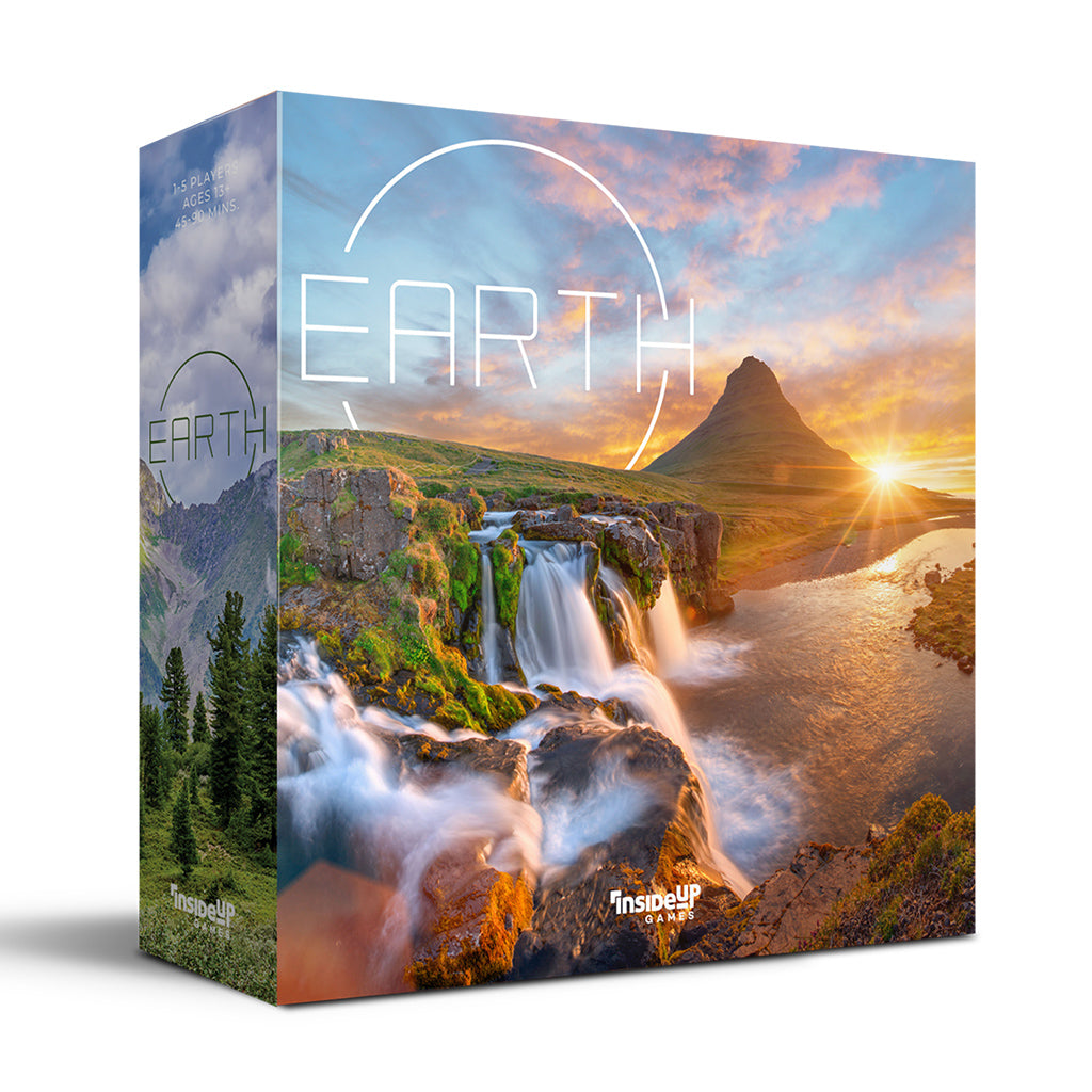 Earth board game by Asmodee with eco-friendly wooden components