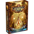 Mysterium Park board game box with carnival and ghost theme
