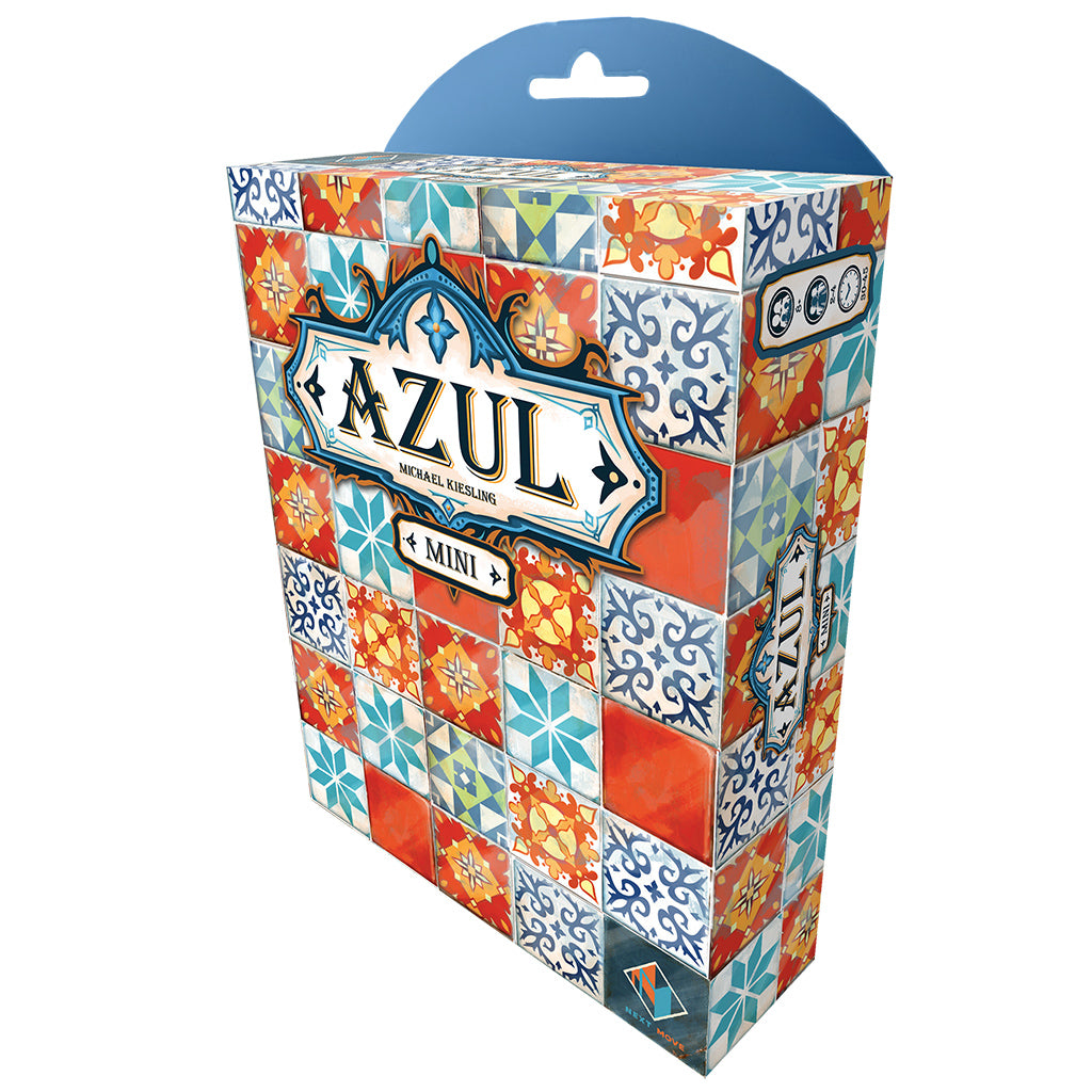 Azul Mini board game with colorful mini tiles and score tracker